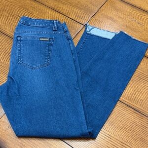 Michael Kors Women's Izzy Skinny Blue Jeans